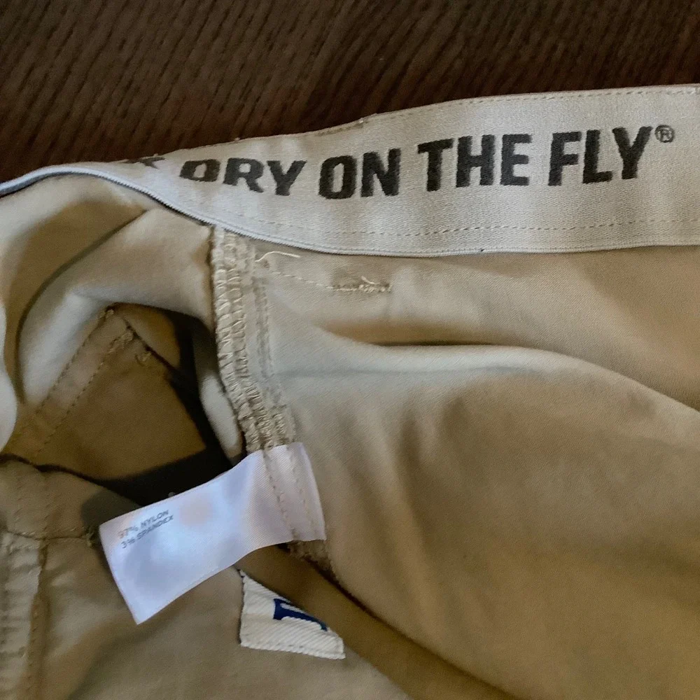 Duluth Trading Co Dry On The Fly Relaxed Fit Cargo Pants Mens 46x30 Khaki Tan